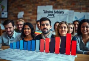 people looking at a alcohol sobriety chart