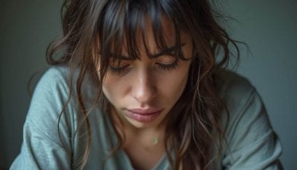 sad person in need of drug detox